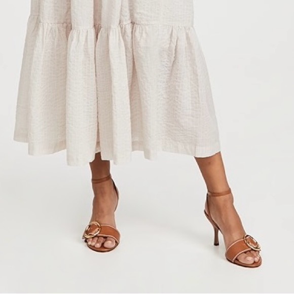 NIB Shopbop JW ANDERSON Buckled High Heel Wrap Sandal in Rust/Copper - 38/8 - Picture 1 of 16